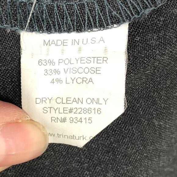 Trina Turk High Waist Wide Leg Trouser Pants Sz 12 - Picture 12 of 16